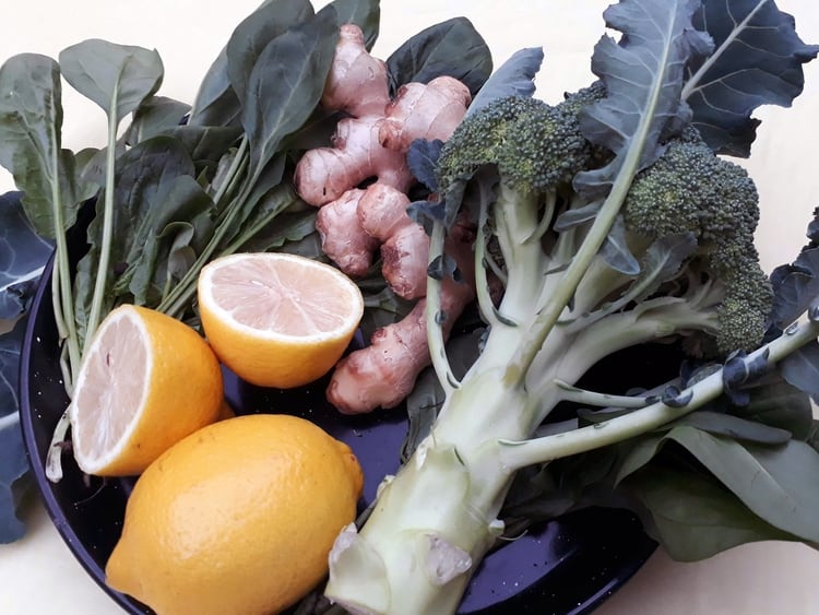 Jengibre, brócoli, limón y espinaca, loe elegidos de esta temporada de “MESA de estación”