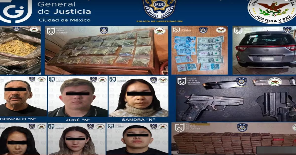 They took into protective custody members of a CJNG network that operated in CDMX and Hidalgo