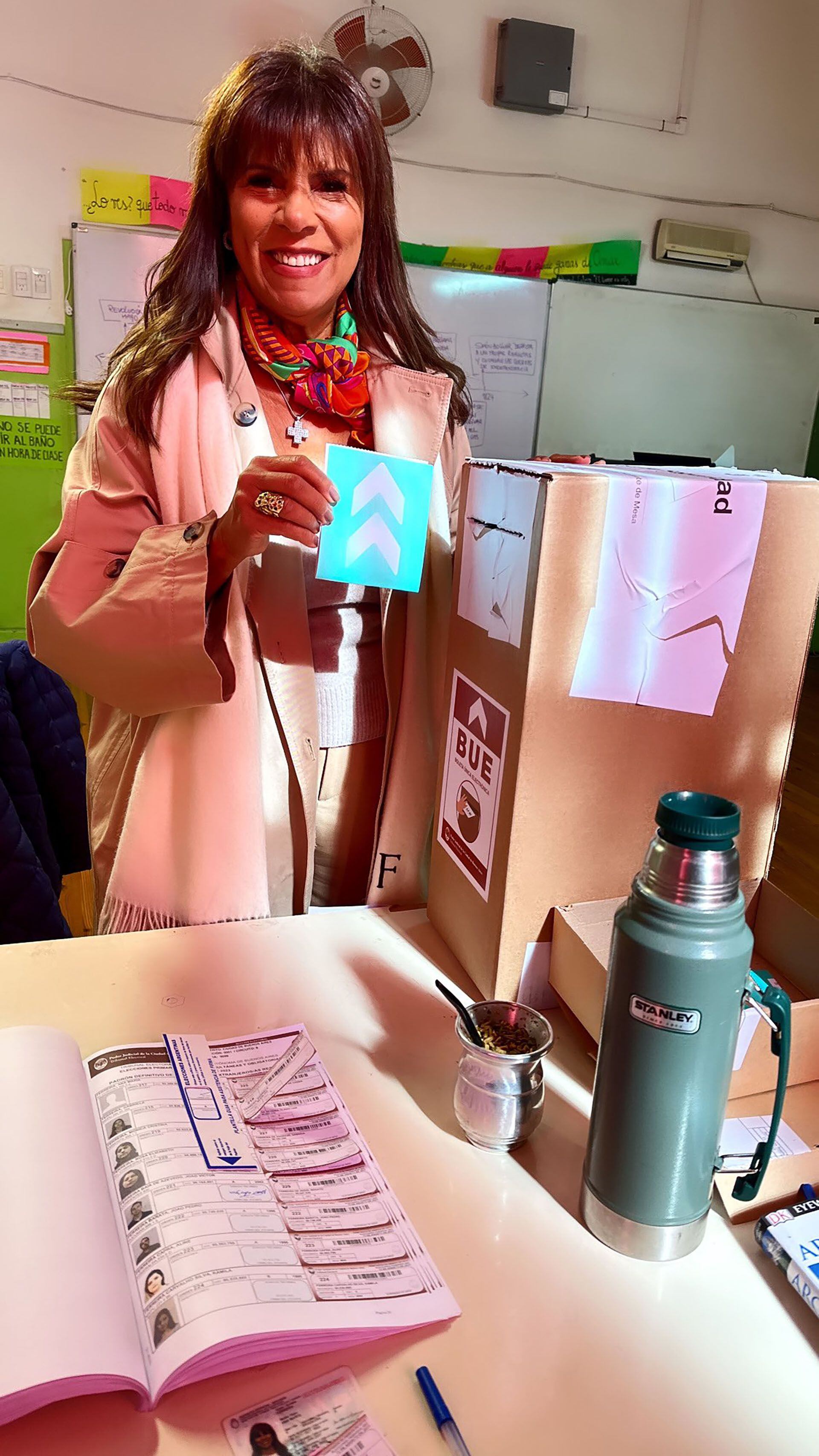 Argentina por elección, Anamá Ferreira votó en horas de la tarde (Teleshow)