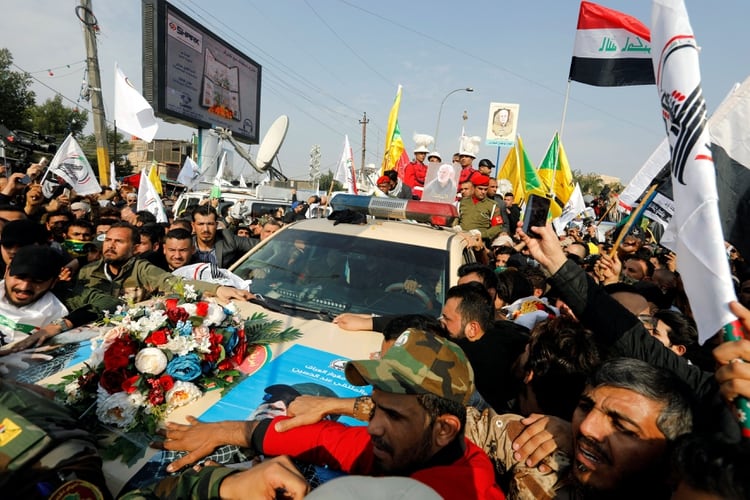 El funeral de Soleimani (REUTERS/Khalid al-Mousily)