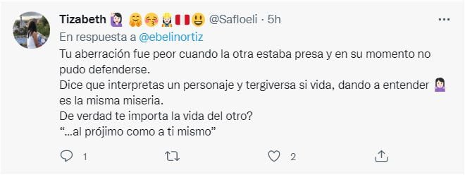 Usuarios critican a Ebelin Ortiz. (Twitter)