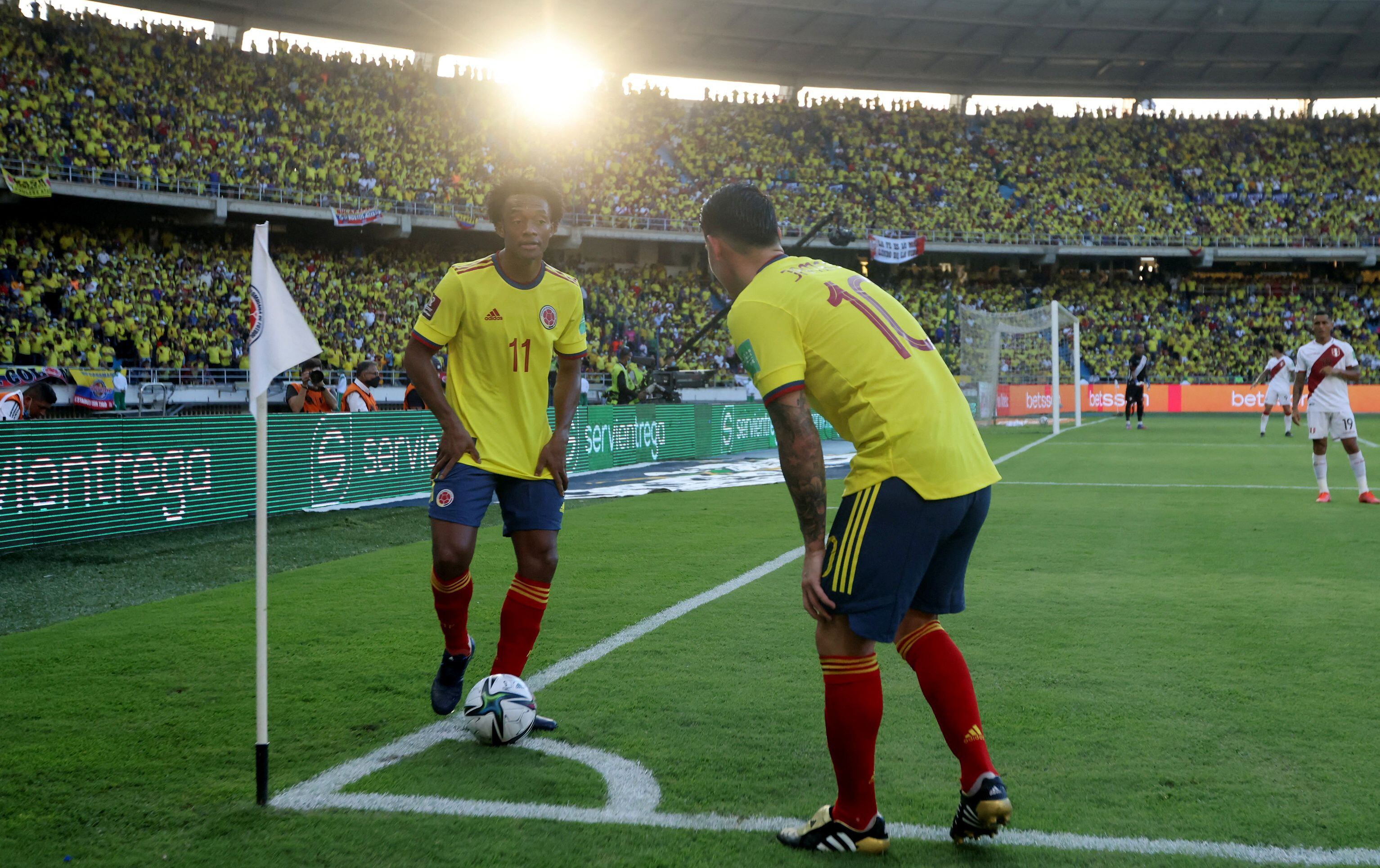 Colômbia x Brasil empataram por 1 a 1 nesta terça-feira no estádio