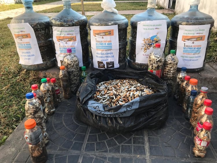 Este verano 2020, varias ONG´s, instituciones, municipios y voluntarios intensificaron las campañas de recolección en las principales ciudades y centros turísticos del país. En un solo día, el 25 de enero de 2020, se realizó la primera jornada nacional en la que se juntó medio millón de colillas. (crédito: Reciclemos)