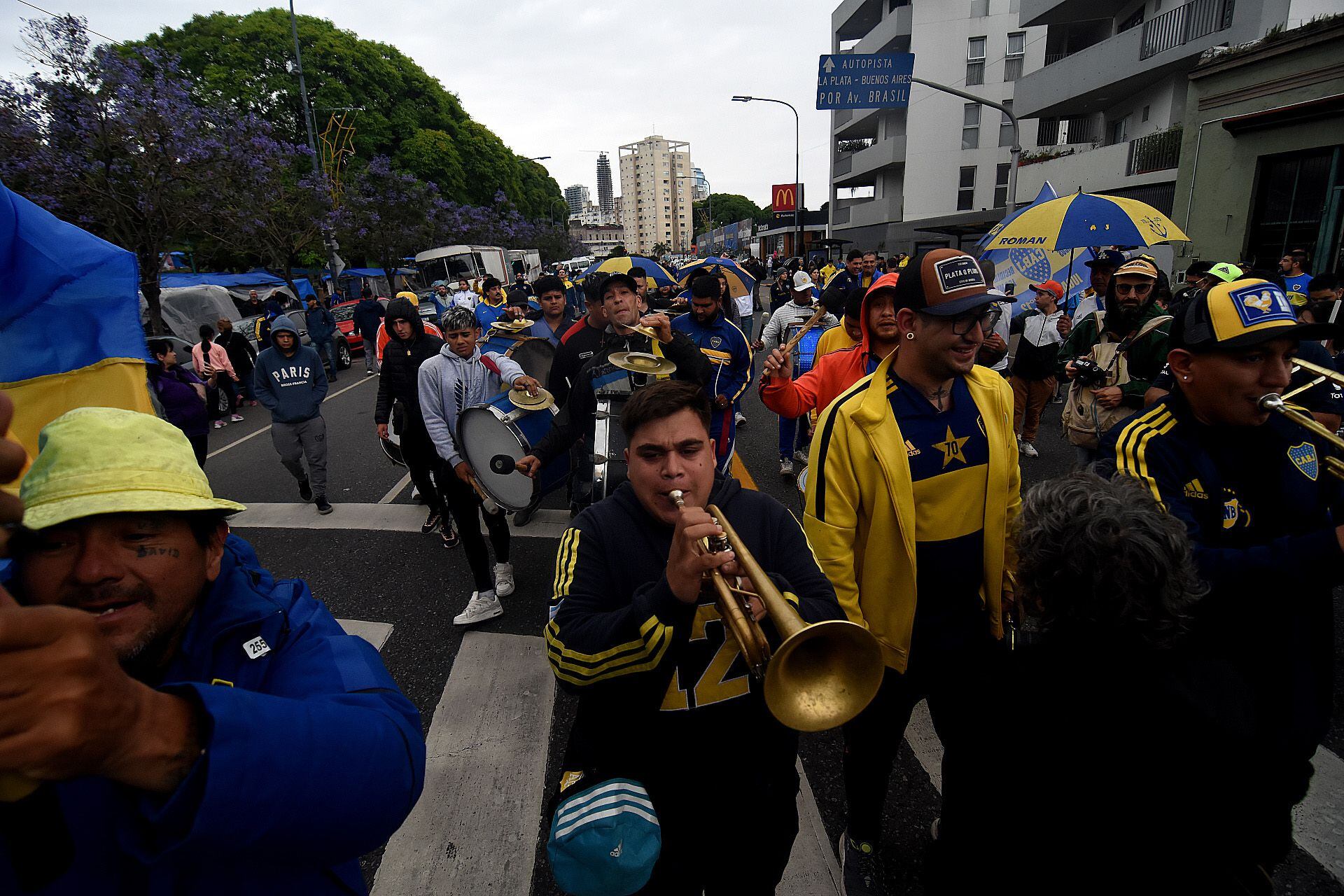 Banderazo apoyo Riquelme Boca