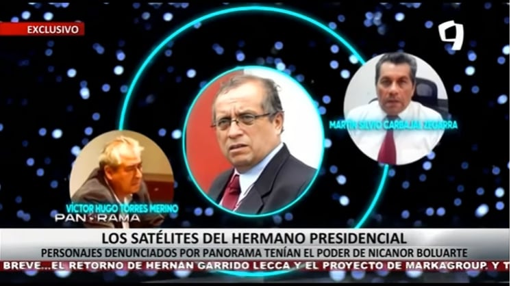 Martín Carbajal Zegarra y Víctor Torres Merino serían los satélites de Nicanor Boluarte. | Panorama