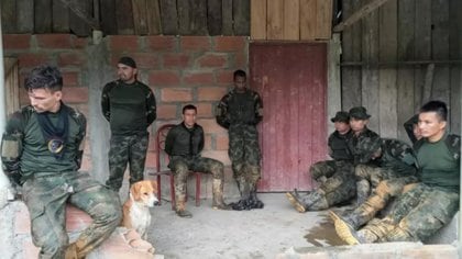 Los retenidos, de acuerdo con el comandante del Ejército Nacional, el general Eduardo Zapateiro, hacen parta de la Fuerza Traes Conjunta Titán. Foto: Ejército Nacional