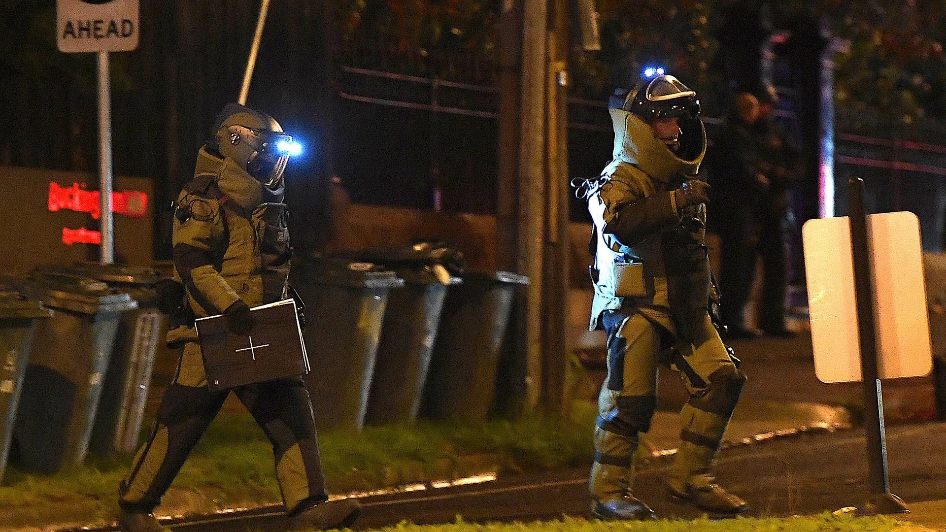 Las fuerzas de seguridad tras el reciente ataque de un militante de ISIS en Melbourne (Reuters)