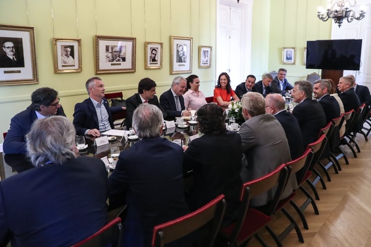 Foto de la última reunión de Gabinete nacional.