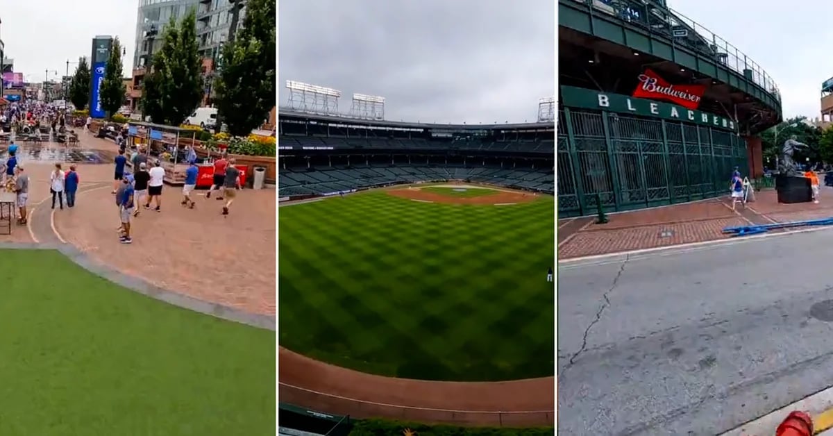The shocking video of Chicago Cubs recorded by a drone is all the rage on the networks