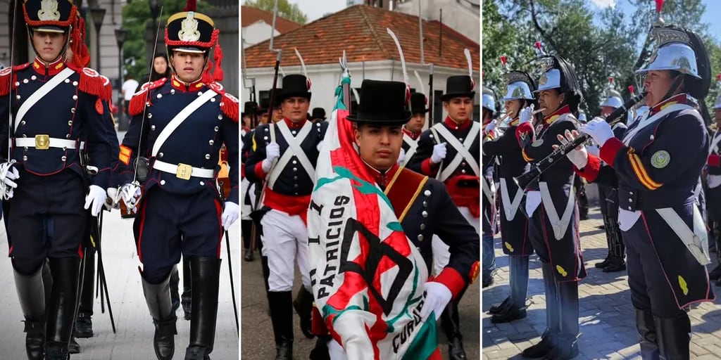 El Gobierno hará en Plaza de Mayo un histórico cambio de guardia con los regimientos de Granaderos, Patricios y General Iriarte