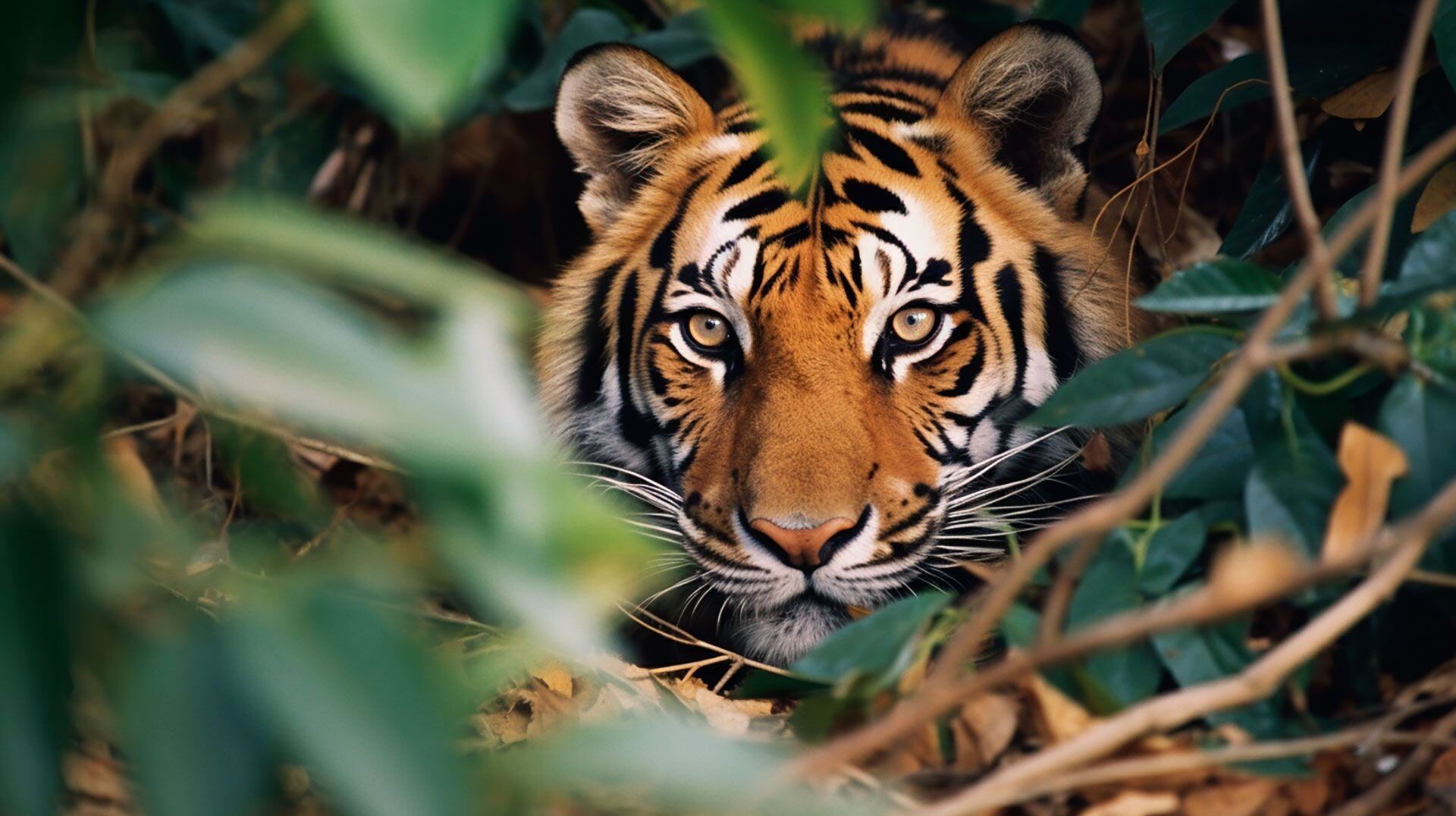 Tigre Salvaje Selva Felino Leopardo Jaguar Panthera Tigresa  - visualesIA