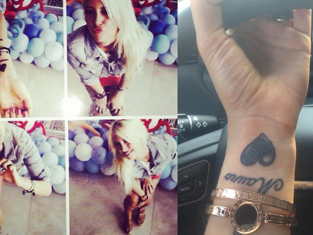 Wanda Nara Se Hizo Un Tatuaje Con El Nombre De Mauro Icardi Infobae Un tatuaje estilo escudo de una flor sobre la mano y parte de los dedos de un hombre. tatuaje con el nombre de mauro icardi