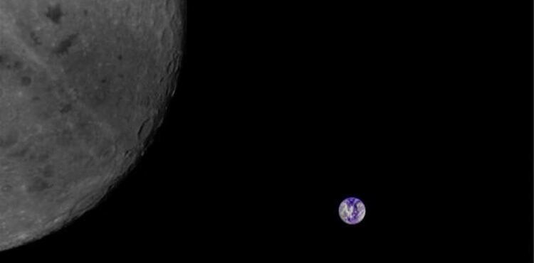 La Luna, ubicada a más de 350.000 kilómetros de la Tierra, espera por la nave israelí