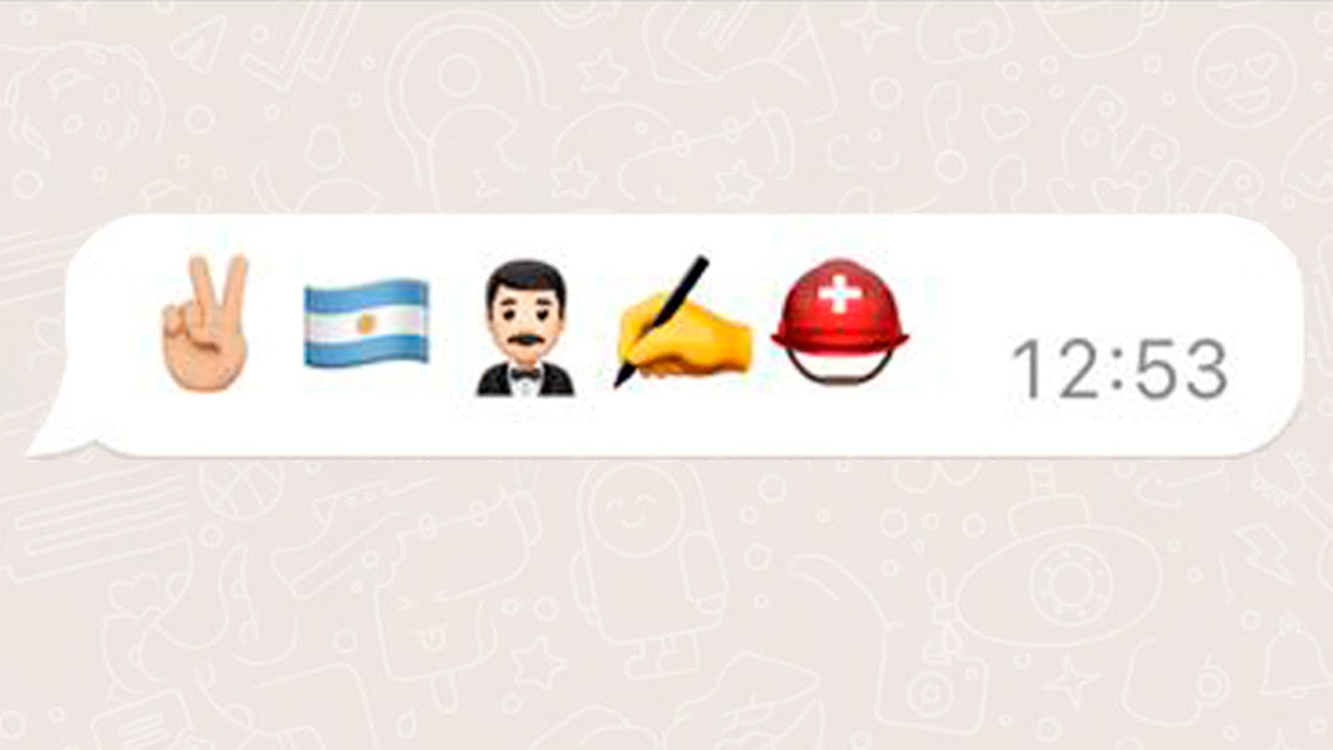 La respuesta emoji de Malena Galmarini 