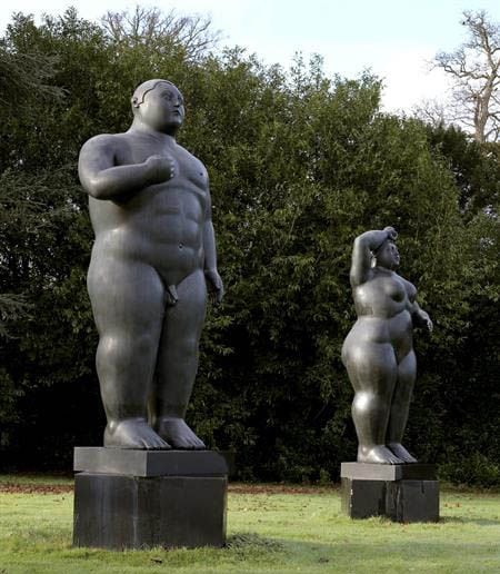 Esta escultura mide más de tres metros de altura - crédito Galería Duque Arango