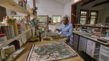 David Driskell, curador de la muestra del '76 en el LACMA