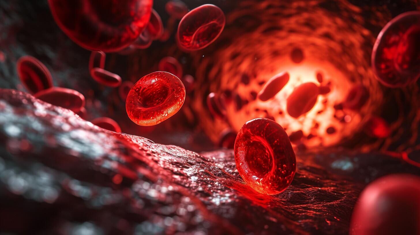 Glóbulos rojos, elementos fundamentales en la corriente sanguínea, capturados bajo el microscopio. Una exploración fascinante en el universo de la biología, ciencia y cuidado médico. (Imagen Ilustrativa Infobae)
