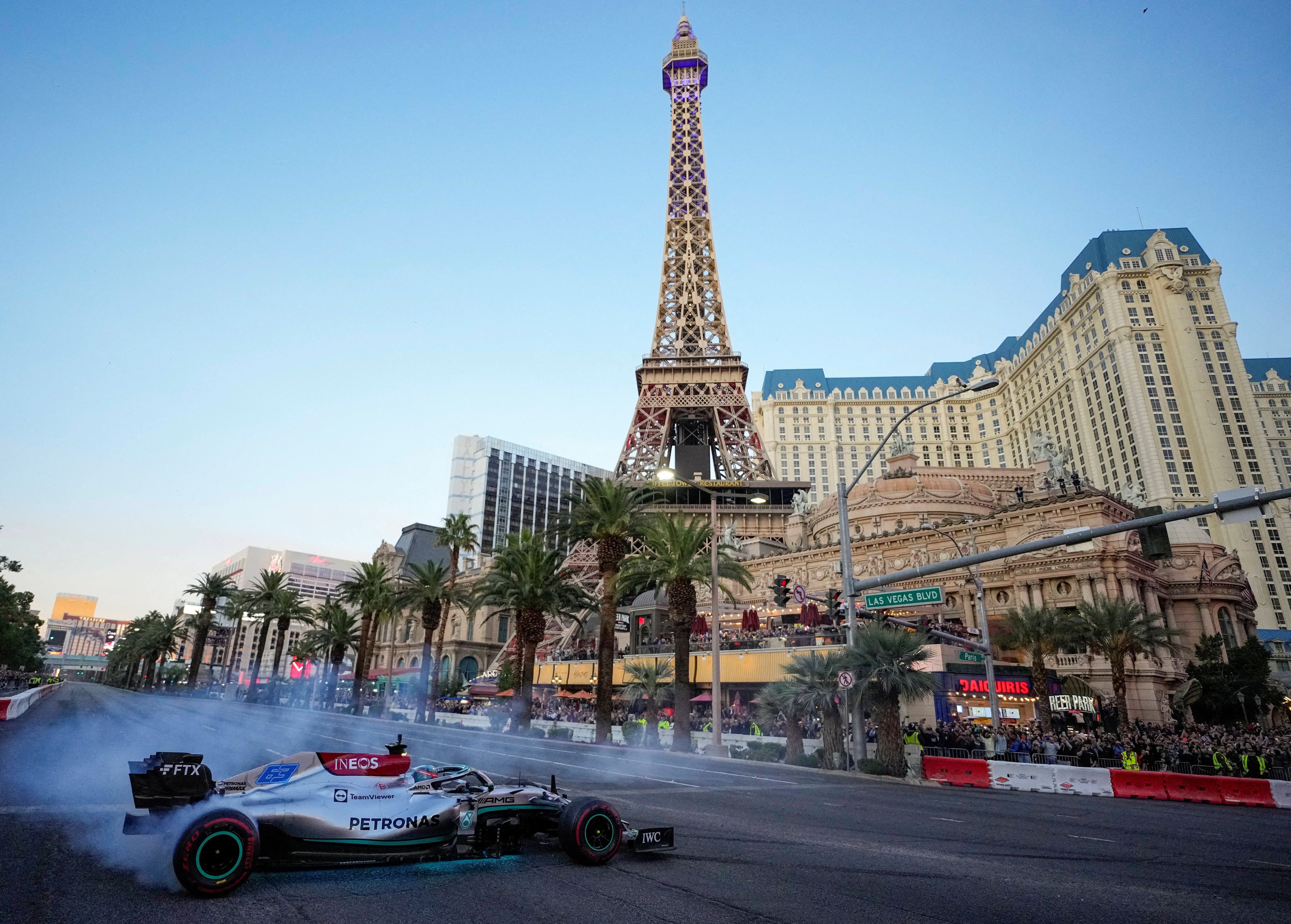 Los precios de las entradas para el Gran Premio de Las Vegas han caído, con costos menores a los que hubo en México.  Credit: Ray Acevedo-USA TODAY Sports/File Photo