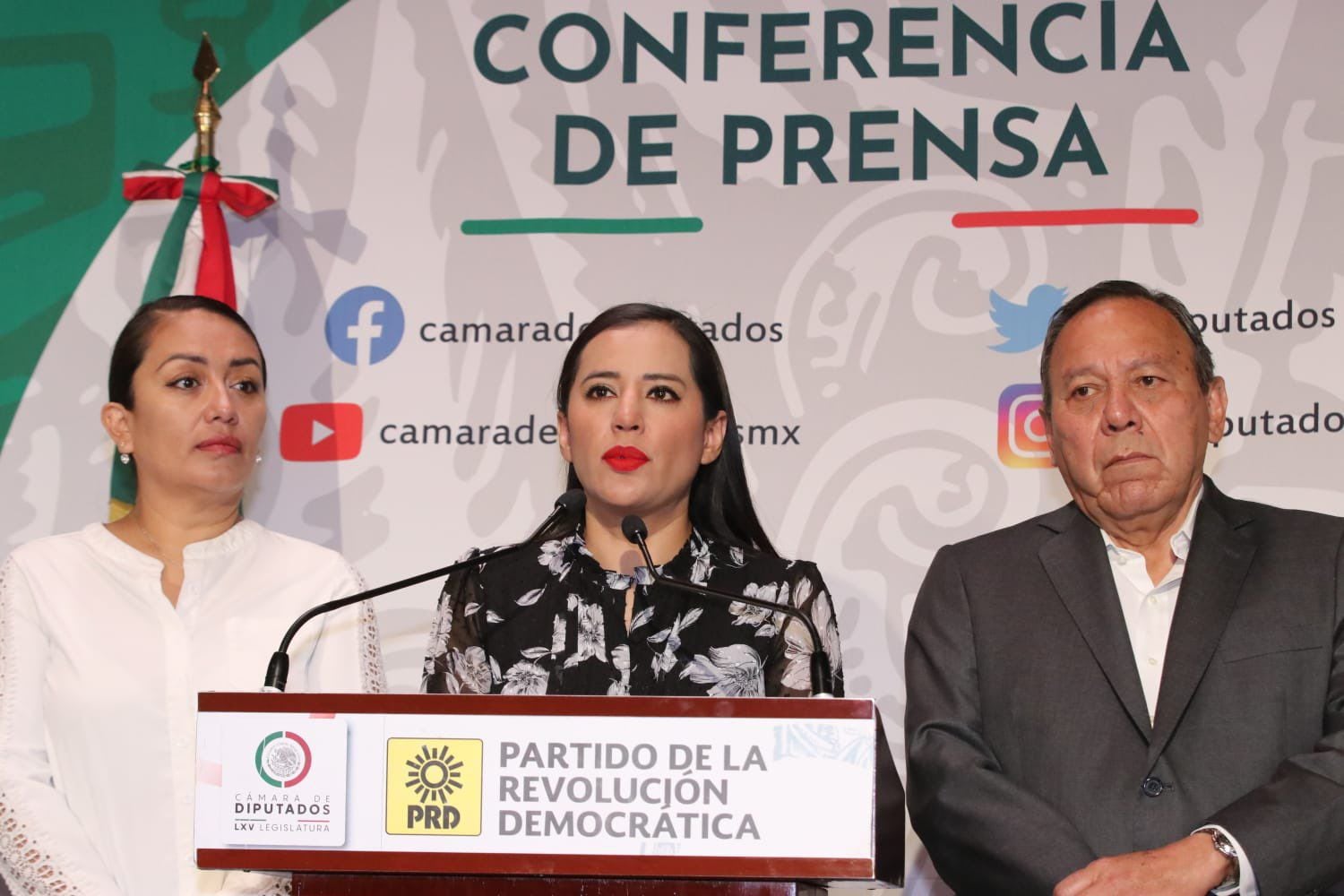 Jesús Zambrano, président national du PRD, a approuvé la maire de Cuauhtémoc Sandra Cuevas