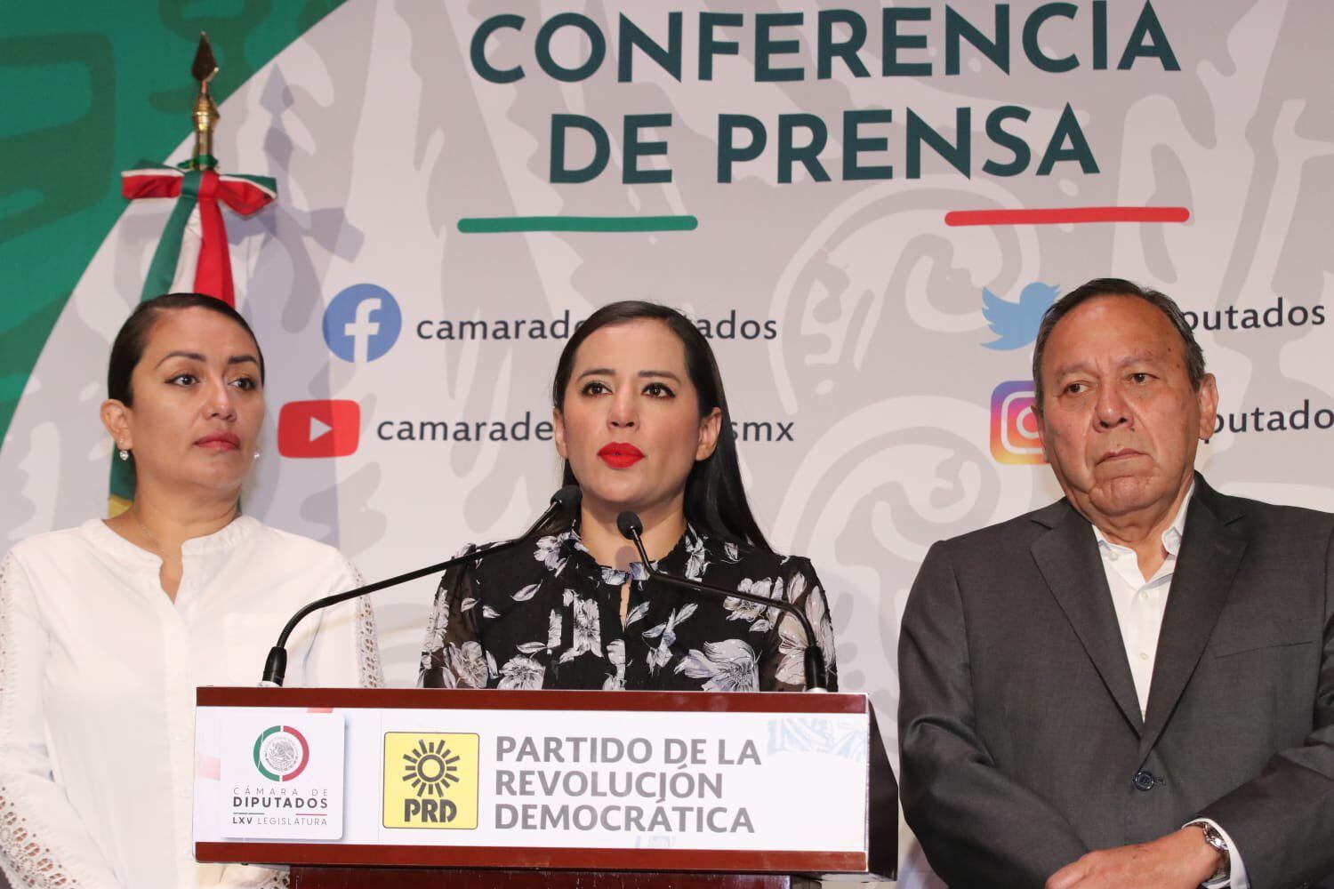 Jesús Zambrano, presidente nazionale del PRD, ha approvato il sindaco di Cuauhtémoc Sandra Cuevas