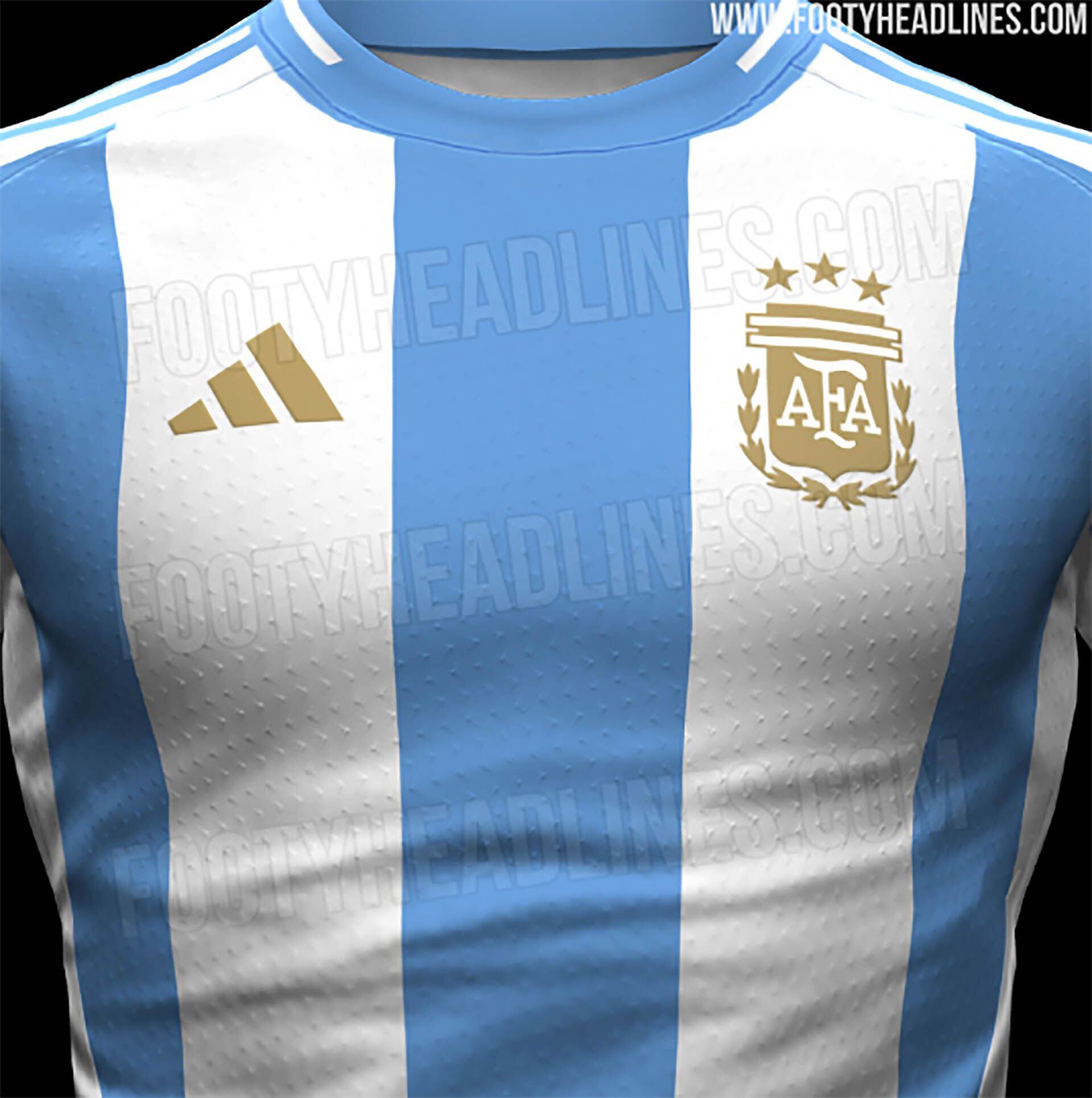 Filtración camiseta Argentina 2023/24