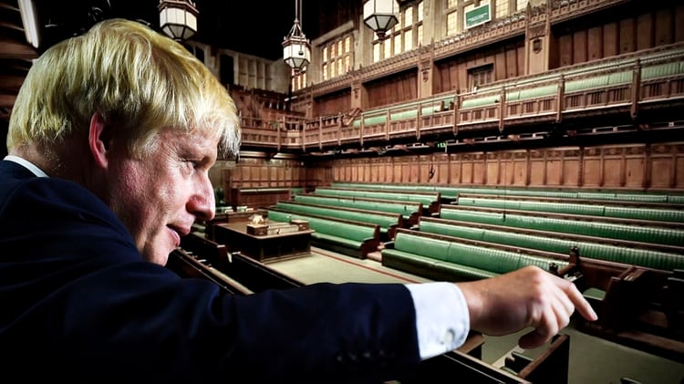 Boris Johson consiguiÃ³ que el Parlamento permanezca cerrado por un mes