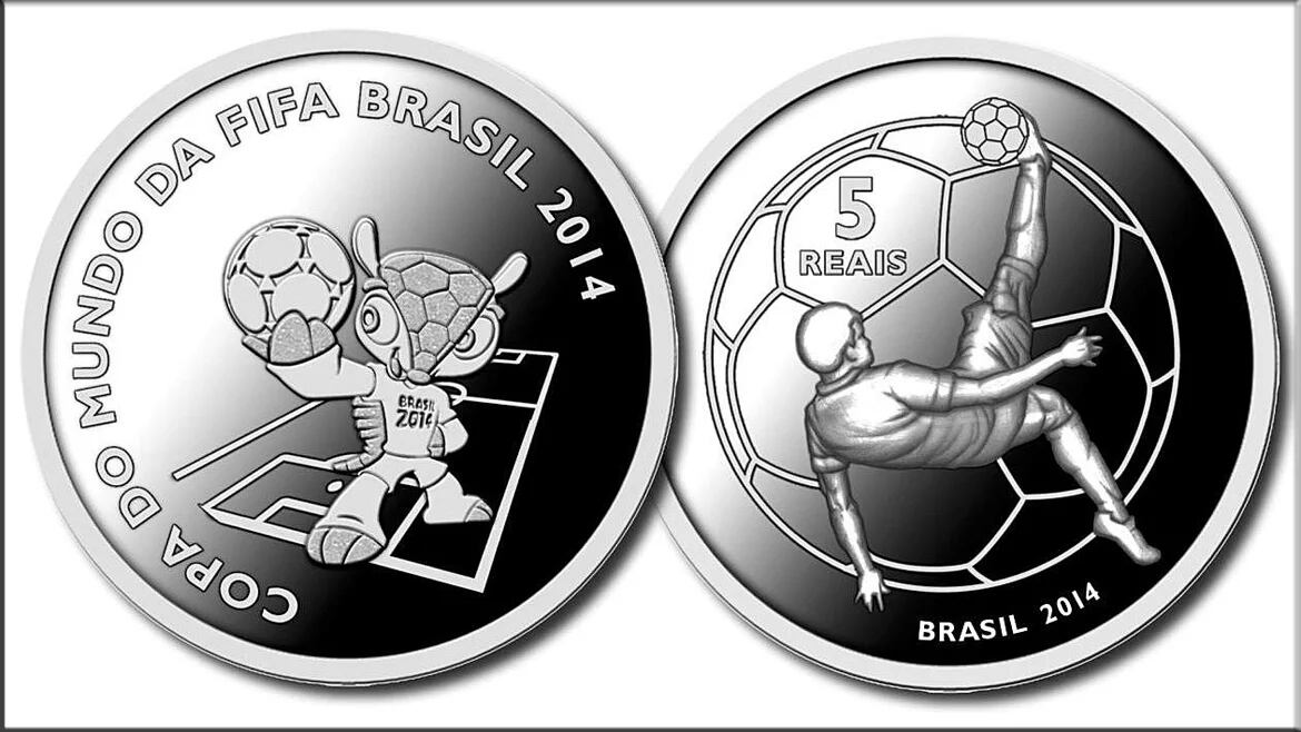 Brasil Banco Central Presentó Las Monedas Conmemorativas Del Mundial