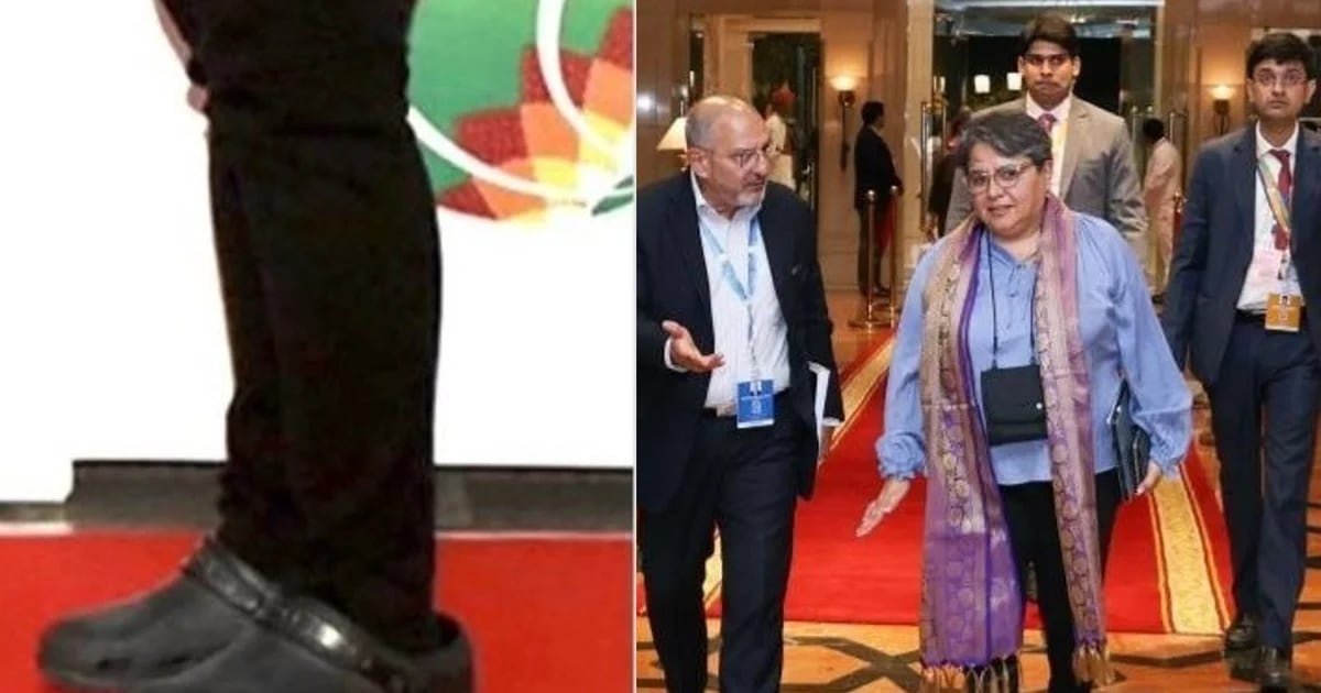 Raquel Buenrostro at the G20 summit: They criticize the Minister of Economy for his attendance at Crocs