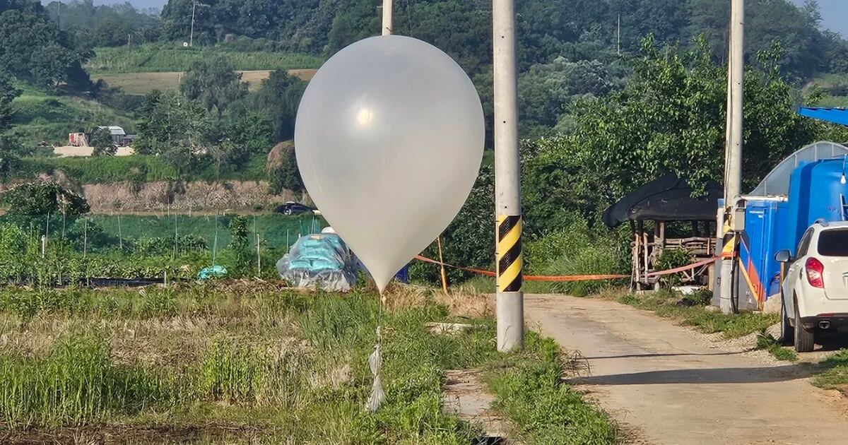 The United States described the launching of balloons with waste from North Korea to South Korea as a infantile tactic