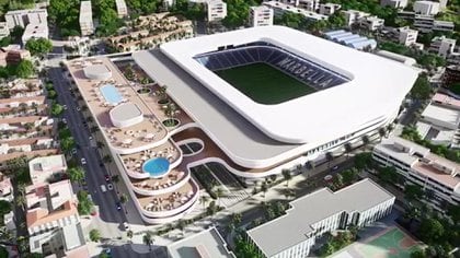 Una postal de lo que será el nuevo estadio del Marbella FC