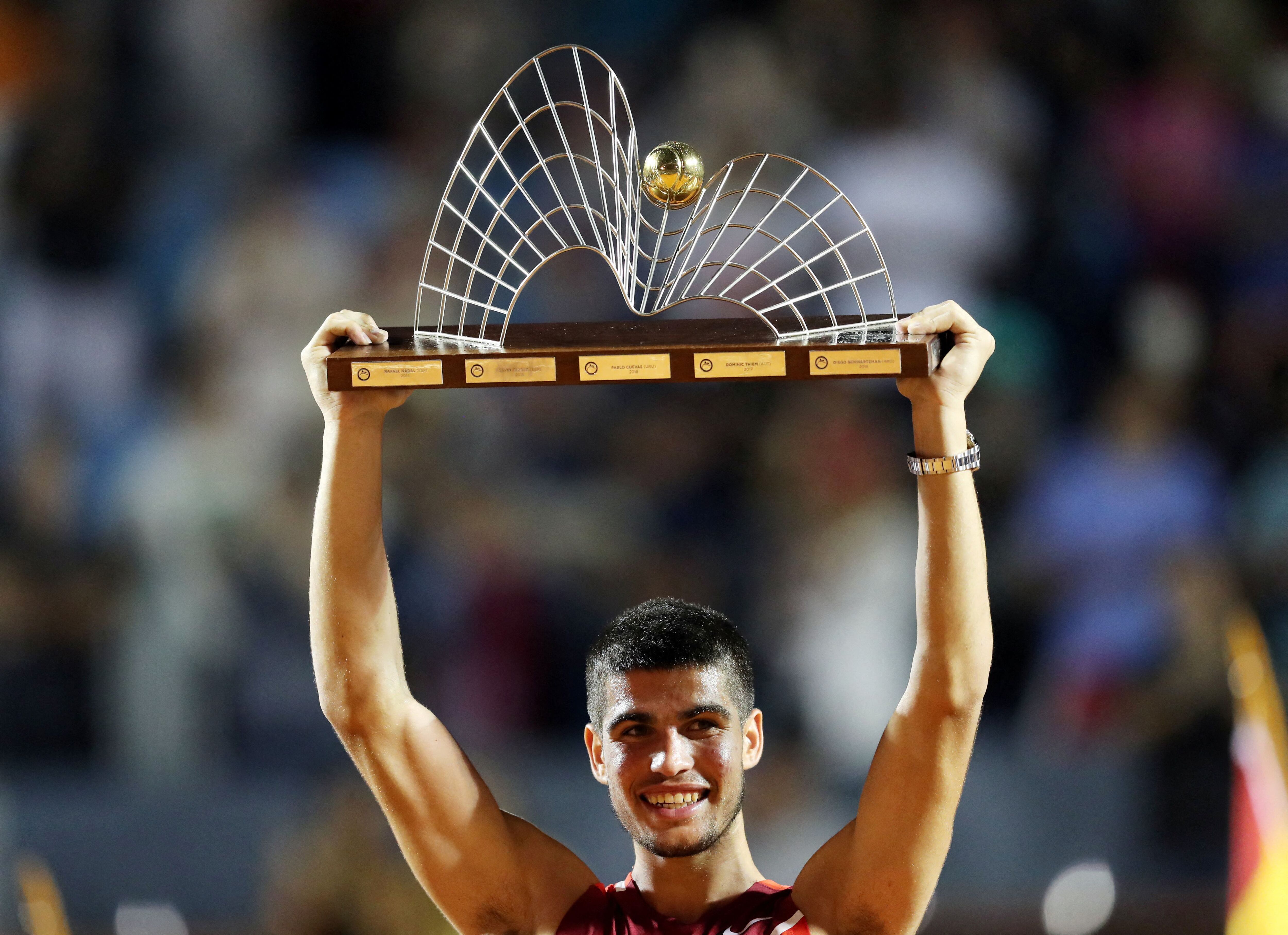 Alcaraz se consagró en el ATP de Río (REUTERS/Sergio Moraes)
