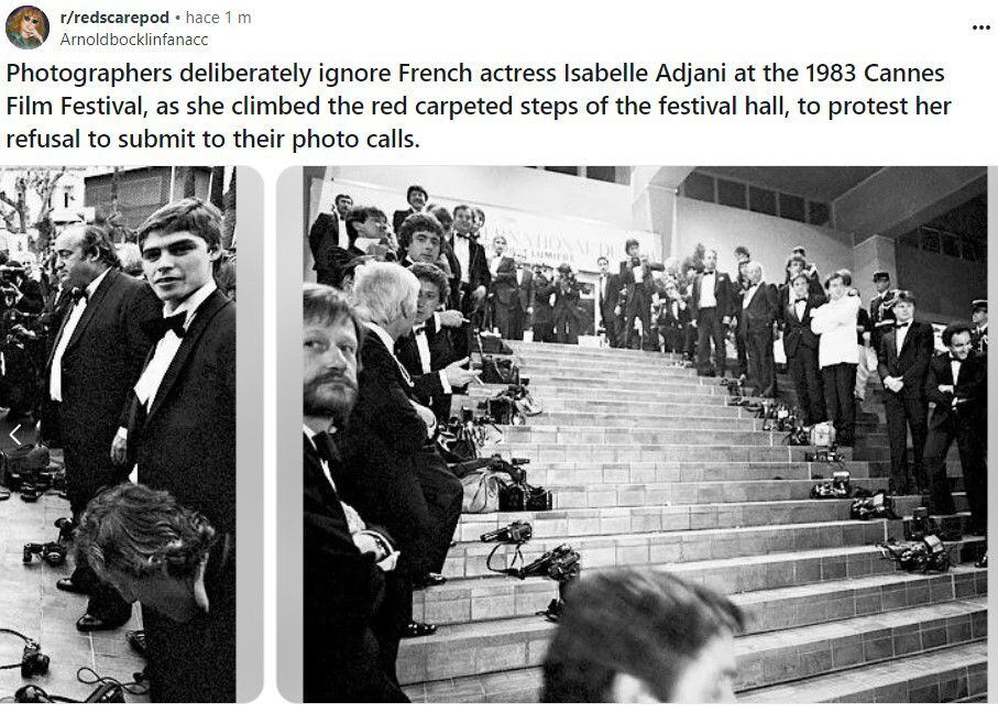 Isabelle Adjani - Cannes 1983