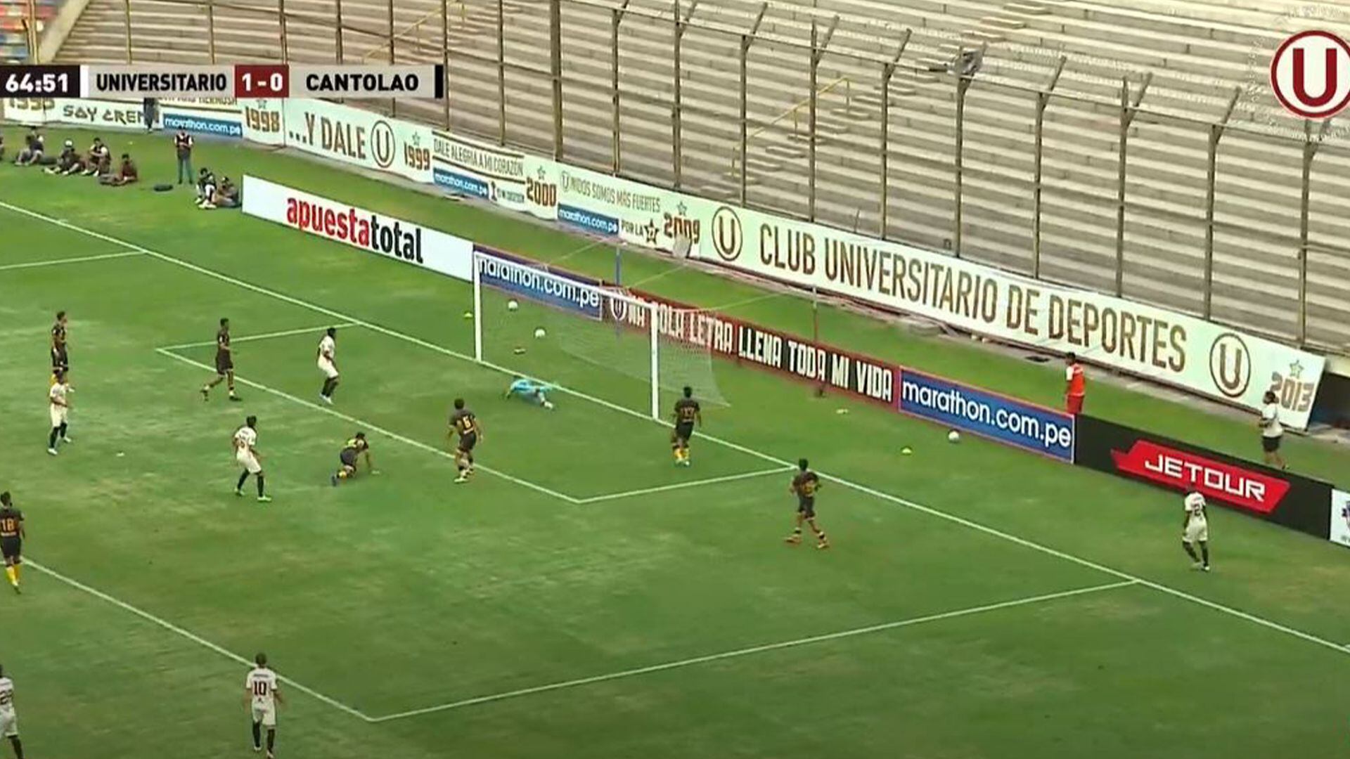 Martín Pérez Guedes anotó su primer gol con camiseta de la 'U'. (Universitario)