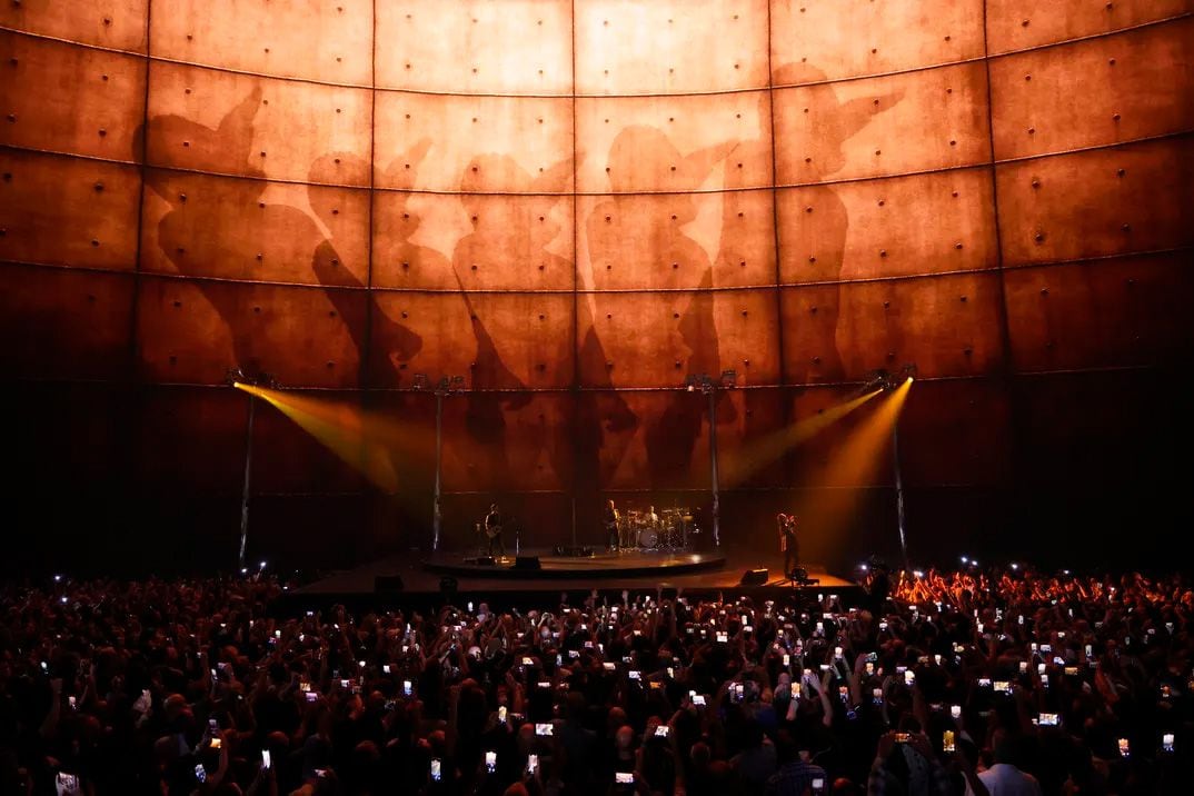 ‘The Sphere’ será la nueva residencia temporal de la banda liderada por Bono, a la que han denominado “UV Achtung Baby” y que albergará 25 shows.