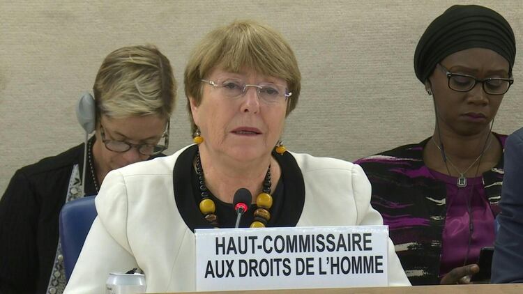 La Alta Comisionada de las Naciones Unidas para los Derechos Humanos, Michelle Bachelet