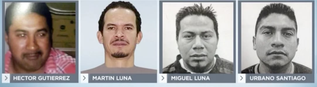 Los mexicanos asesinados por el ex policía. (ny1noticias)