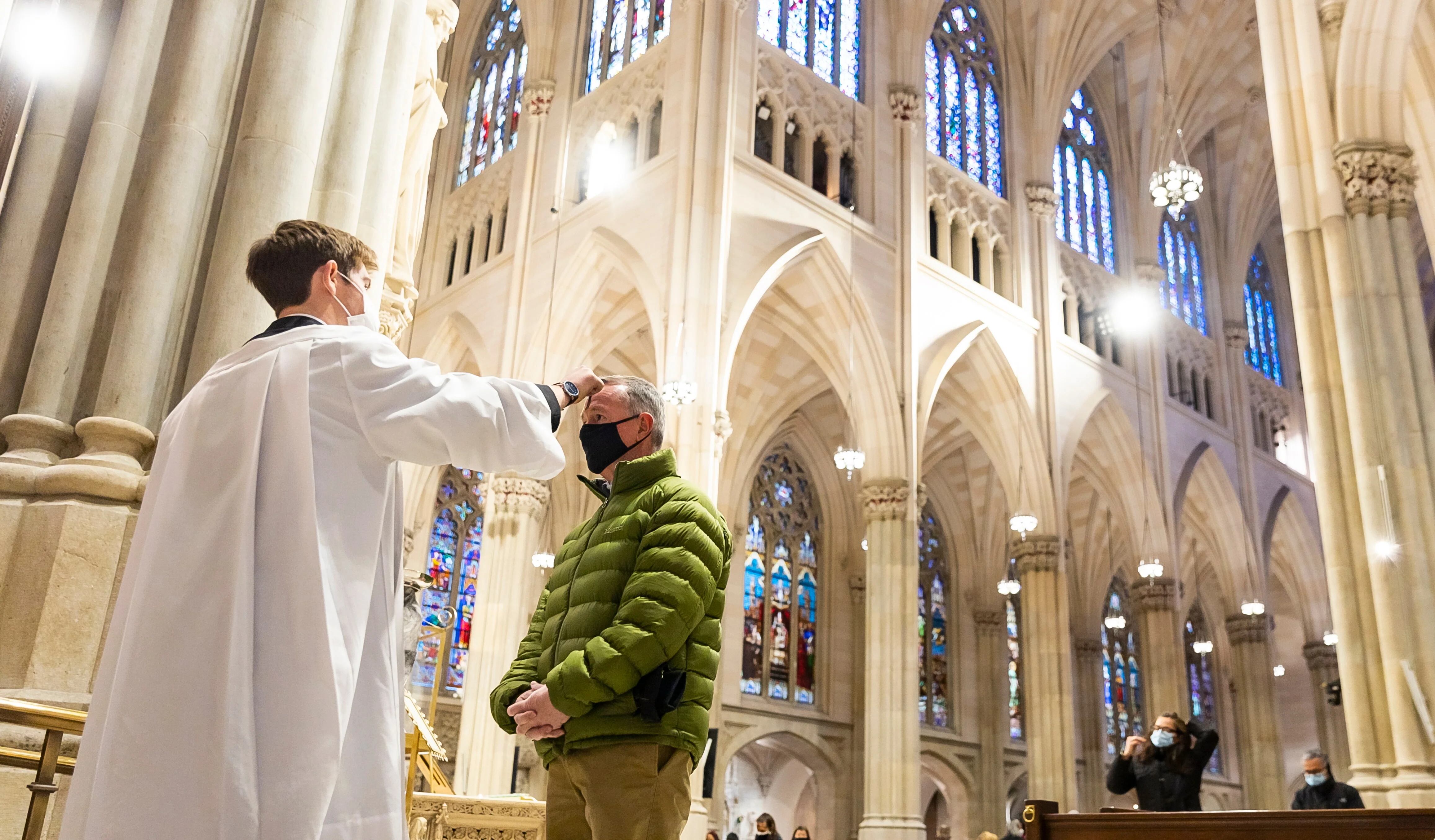 Vista de una iglesia en Nueva York, en una fotografía de archivo. EFE/Justin Lane 