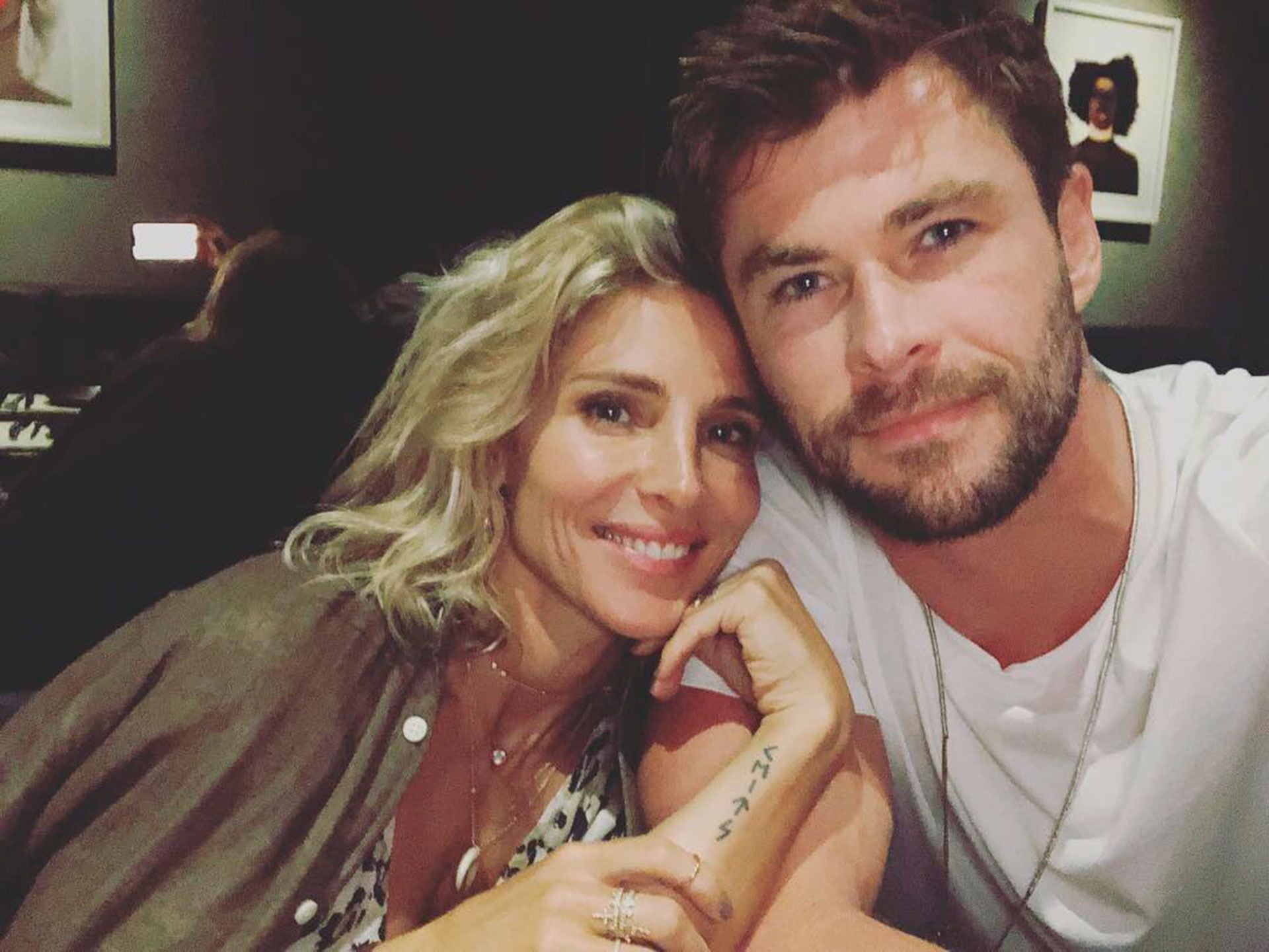 Chris Hemsworth y Elsa Pataky, durante unas vacaciones en Australia (Instagram)