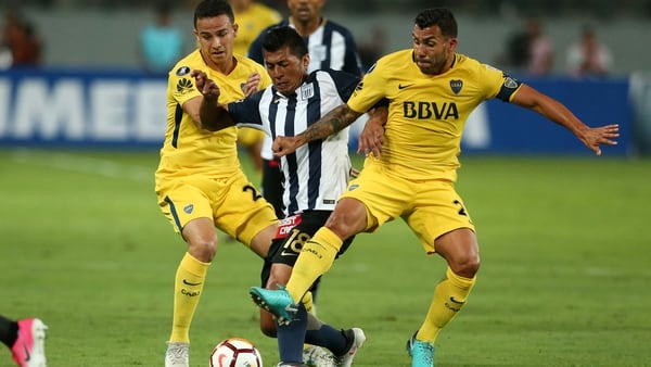 Boca empató en su debut por la Copa Libertadores ante Alianza Lima en Perú (Foto: REUTERS)