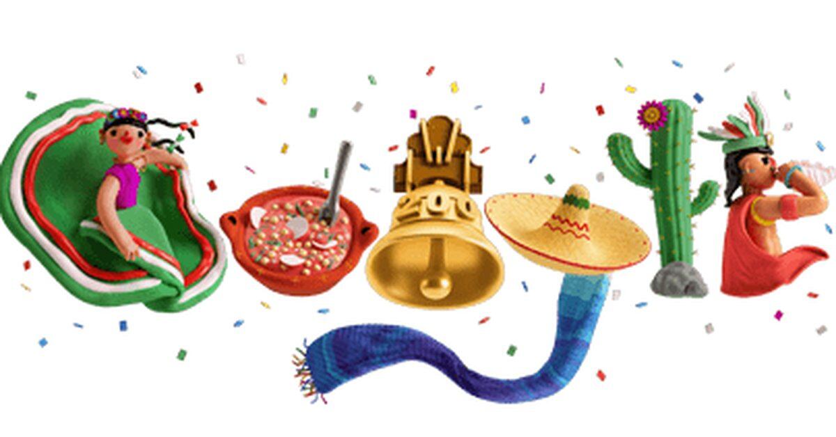 Día de la Independencia de México 2021: el doodle dedicado por Google a nuestro país