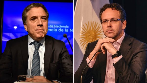 El ministro Nicolás Dujovne y el presidente del Banco Central, Guido Sandleris, pondrán énfasis en la consistencia de los programas fiscal y monetario