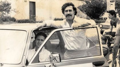 Pablo Escobar y su esposa María Victoria Henao
