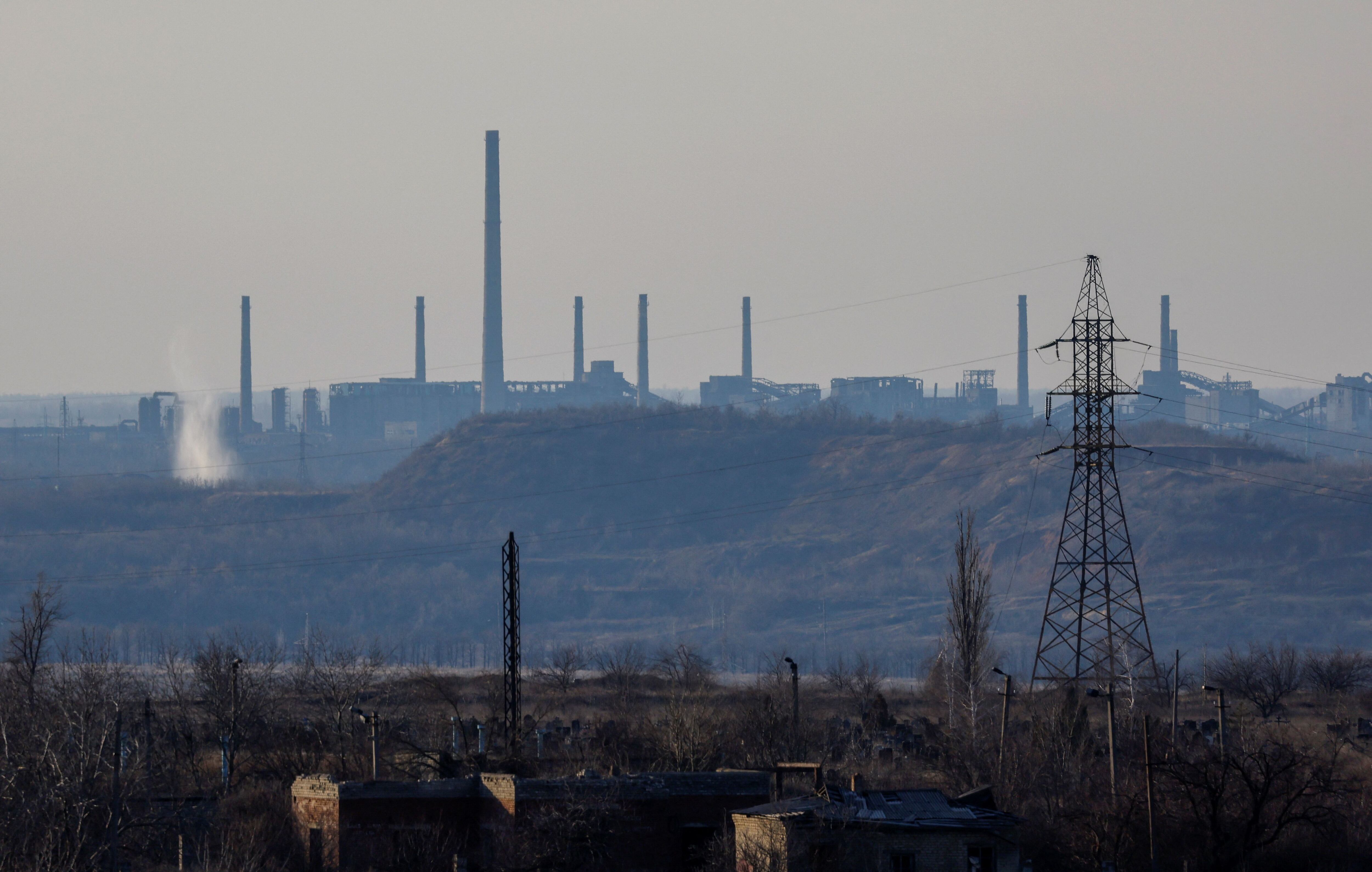 La planta de coque de Avdiivka (REUTERS/Alexander Ermochenko)