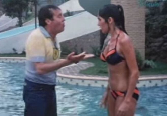 La imagen de Florinda Meza en traje de baño en una de las películas dirigida por Roberto Gómez Bolaños quedó en el recuerdo de los fanáticos