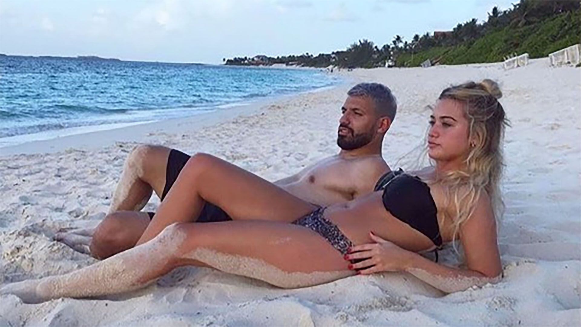 Sergio Agüero y Sofía Calzetti disfrutan de unas vacaciones (Instagram)