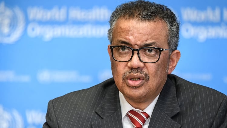 Tedros Adhanom Ghebreyesus (Photo by Fabrice COFFRINI / AFP)