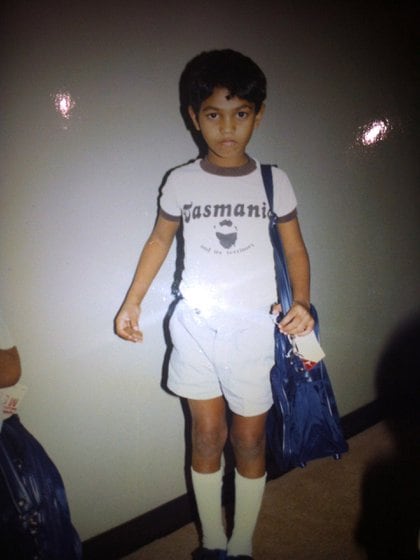  Saroo Brierley, de niño, en Australia. (AP Photo/Saroo Brierley)