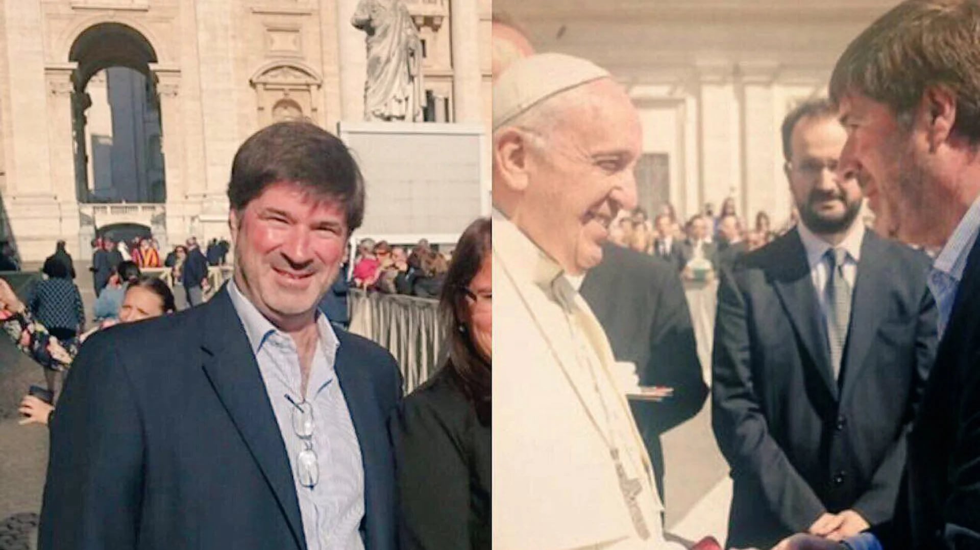 Enrique Senestrari fue recibido por el papa Francisco