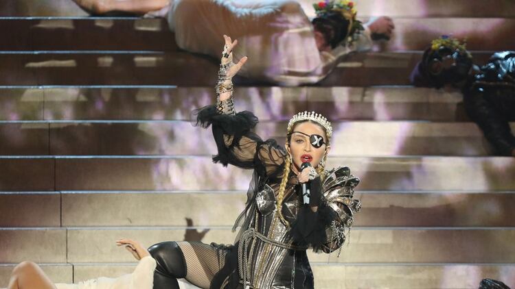 Madonna en uno de sus shows (Reuters)