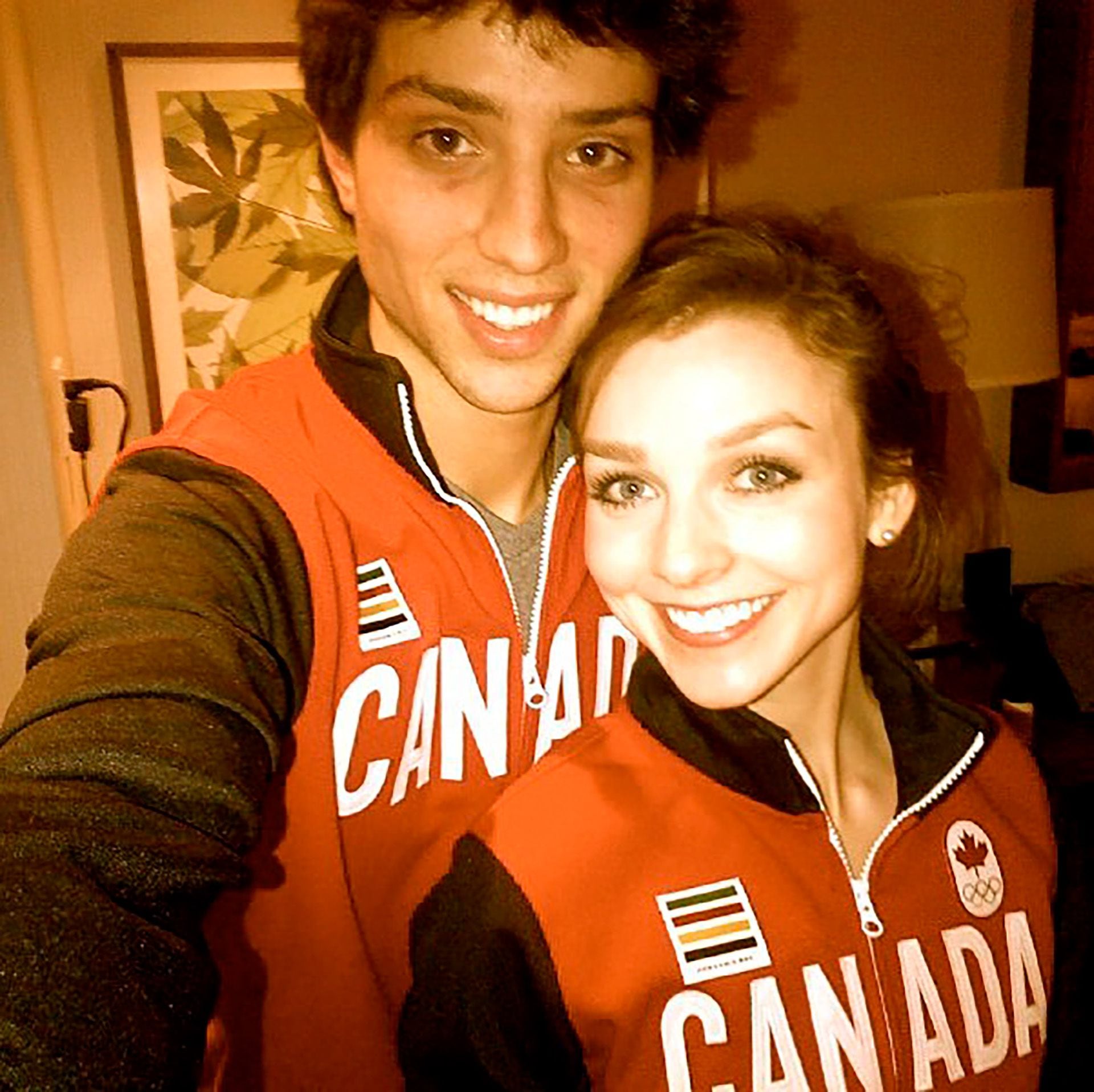 Alexandra Paul y Mitchell Islam fueron pareja dentro y fuera de la pista de patinaje (@mitch.islam)